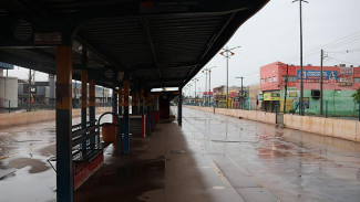 Terminal Morenão vazio nesta manhã. (Pietra Dorneles, Jornal Midiamax)