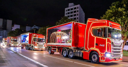 Natal Encantado Dourados recebe hoje a Caravana da Coca-Cola
