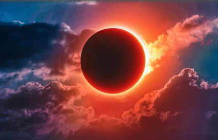 Fenômeno da Lua de Sangue ilumina o céu na madrugada desta terça-feira