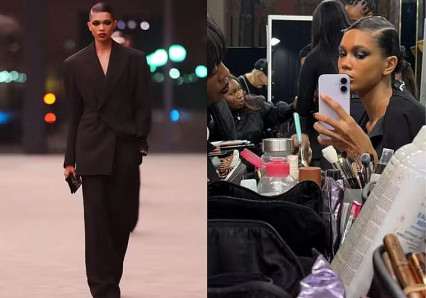 Brasileira descoberta em pizzaria abre desfile da Paris Fashion Week