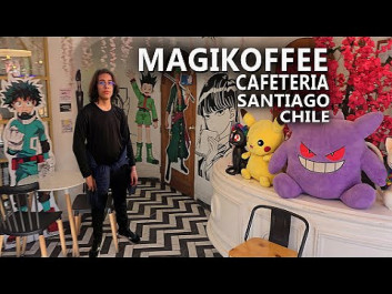 PRIMEIRO VLOG DO ISAC - CAFETERIA MAGIKOFFEE EM SANTIAGO, CHILE