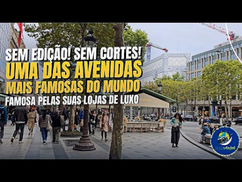 CAMINHADA PELA CHAMPS-ELYSEES NO DOMINGO DE OUTONO - PARIS