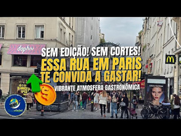 A CHARMOSA RUE MONTORGUEIL EM PARIS